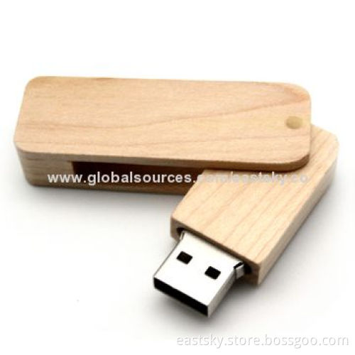 Twist wood thumb drive, logos imprint and advertisement data preloading are welcome, USB 2.0